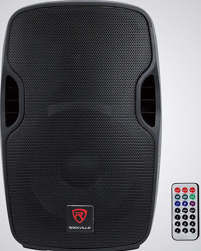 Rockville BPA12 12" Professional Powered Active 600w DJ PA Speaker w Bluetooth