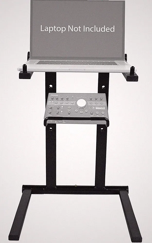Rockville Folding Laptop+Recording Interface Stand For Mackie Big Knob Studio+