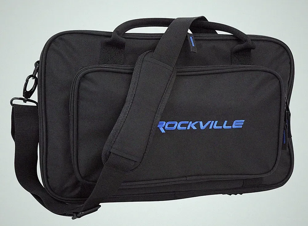 Rockville Heavy Duty Rugged Gig Bag DJ Case Fits Arturia MicroLab Blue