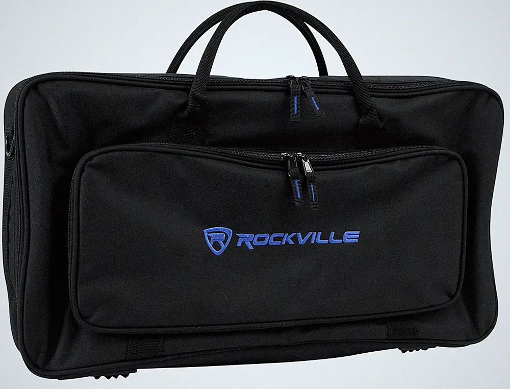 Rockville Heavy Duty Rugged Gig Bag DJ Case Fits Novation LaunchP3mini