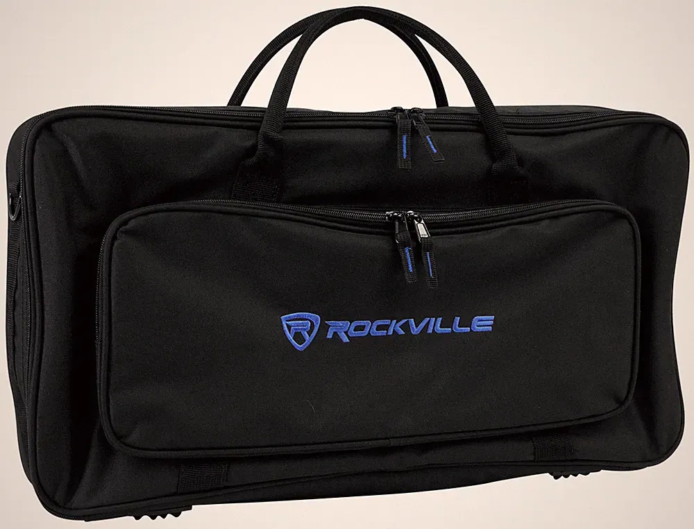 Rockville Heavy Duty Rugged Gig Bag DJ Case Fits Novation X-Station 25