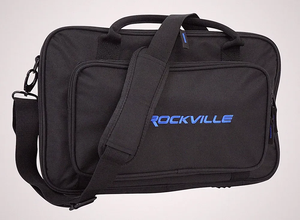 Rockville Heavy Duty Rugged Gig Bag DJ Case Fits Soundcraft Notepad-12FX