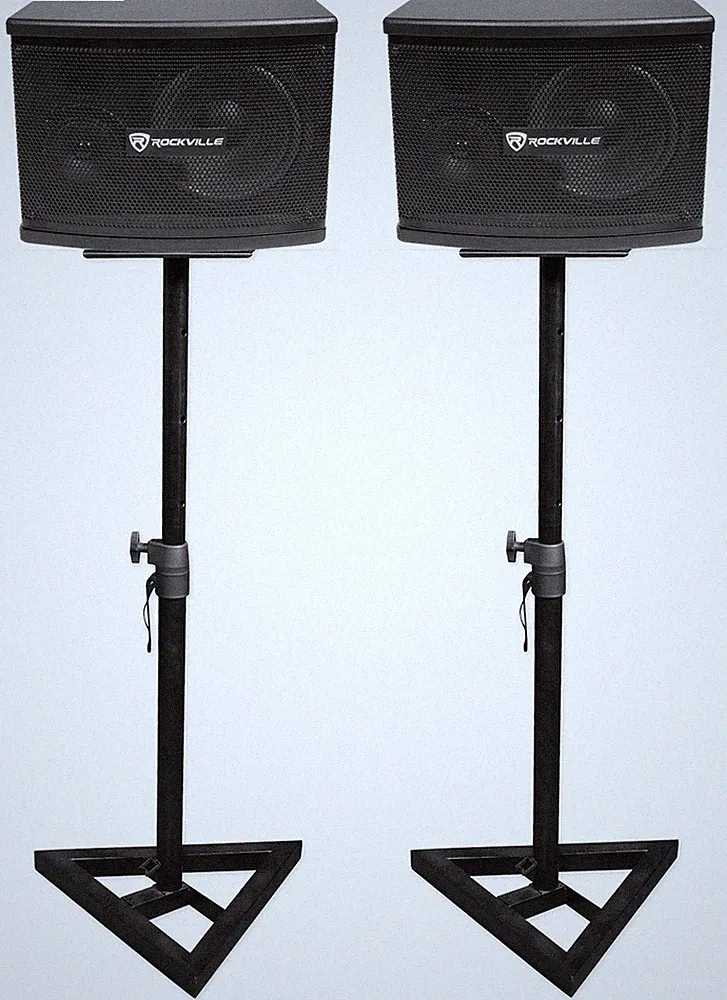 Rockville KPS65 Bundle: (2) 6.5 in 400-Watt 2-Way Karaoke Speakers with...