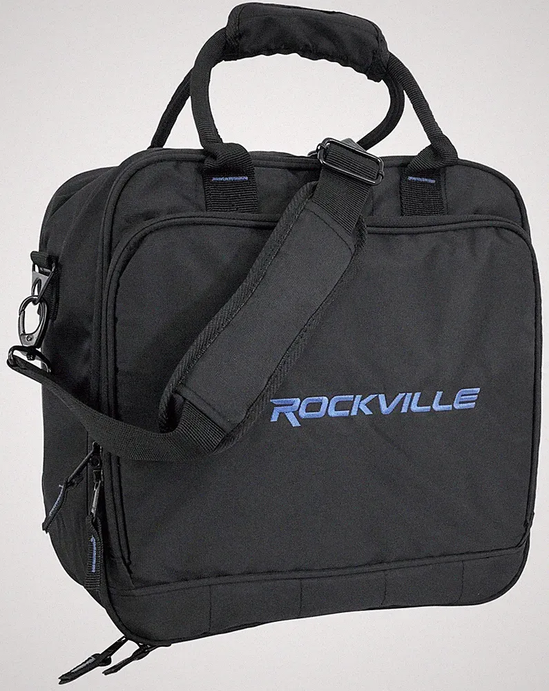 Rockville MB1313 DJ Mixer Gig Bag Fits Akai Professional: MPK Mini MK III Black