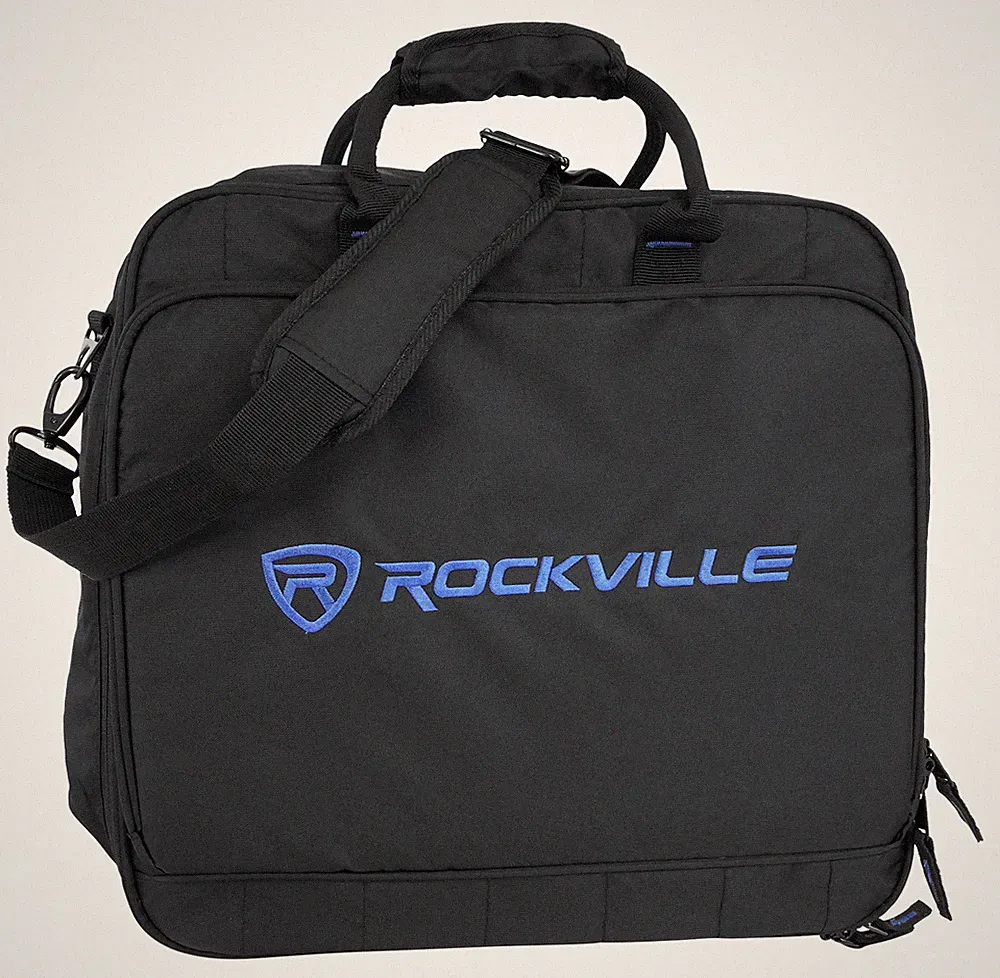 Rockville MB1615 DJ Gear Mixer Gig Bag Case Fits Korg monologue Analog Black