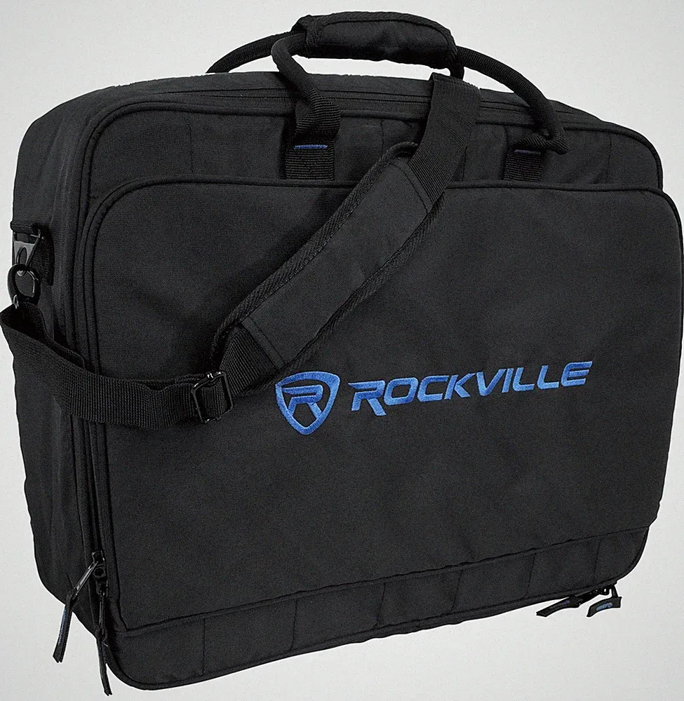 Rockville MB1916 DJ Gear Mixer Gig Bag Case Fits Behringer Eurorack Pro RX1202FX