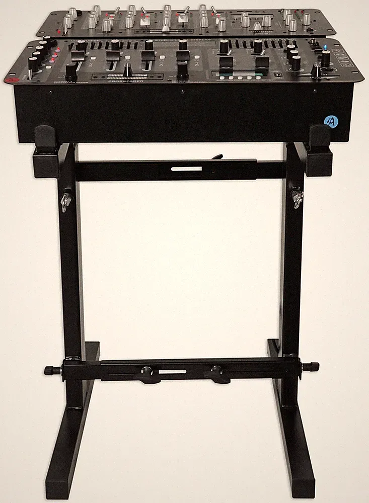 Rockville Portable Adjustable Mixer Stand For Rane Sixty-Four Serato DJ Mixer