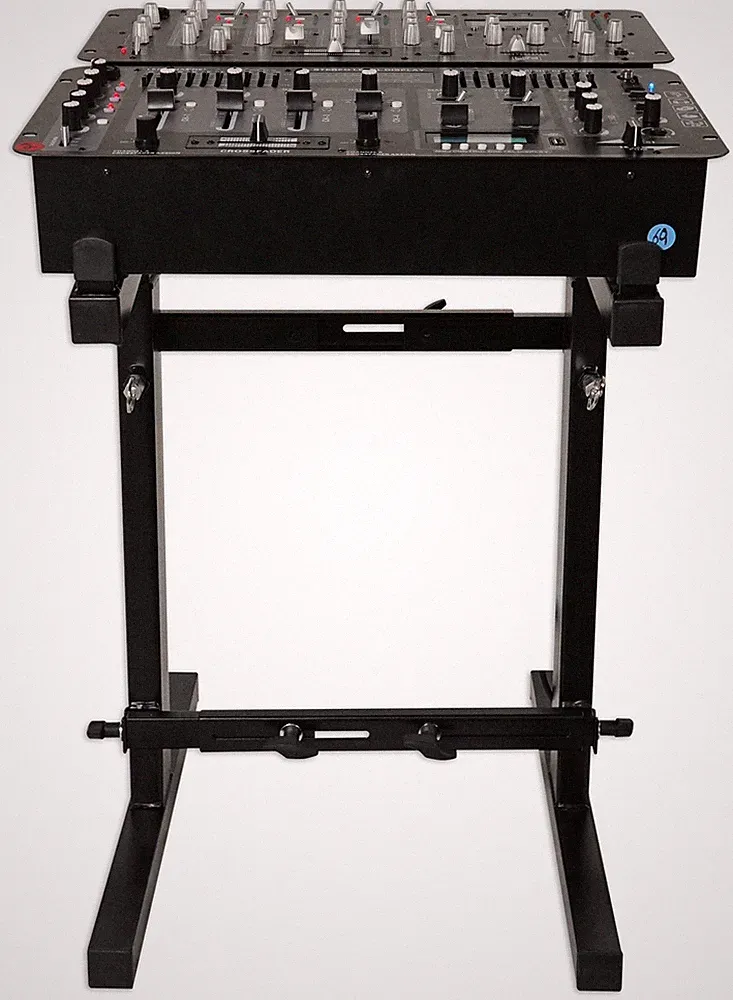 Rockville Portable Adjustable Mixer Stand For Rane Sixty-Four Serato DJ Mixer