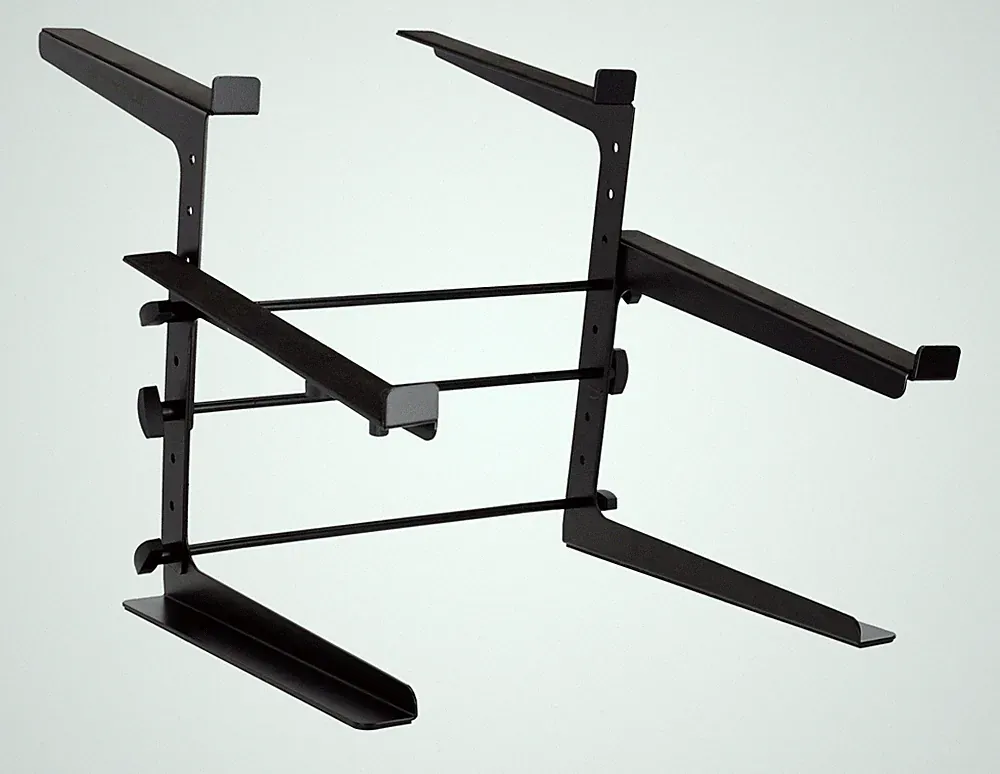 rockville rock2d2 adjustable dual shelf dj controller