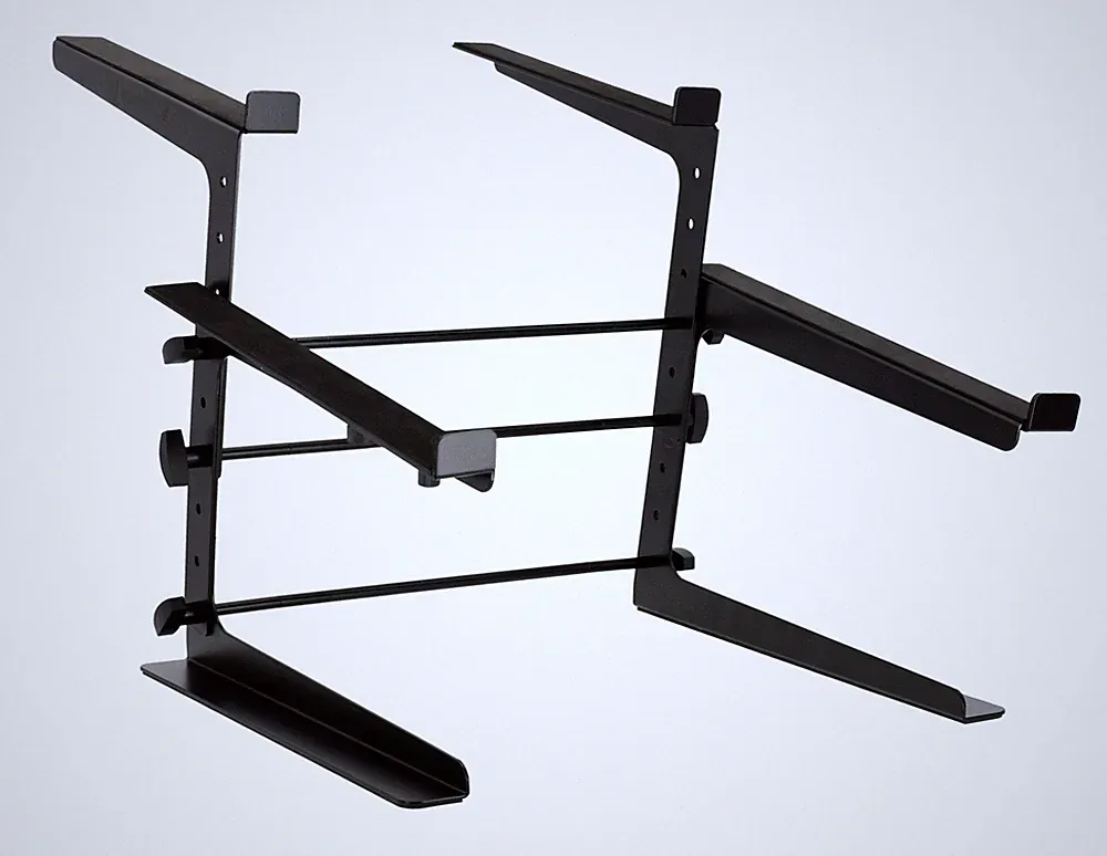 Rockville Rock2d2 Adjustable Dual Shelf Recording Studio Keyboard Laptop Stand