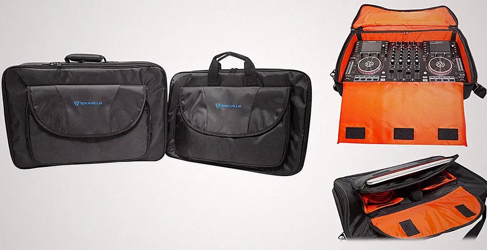 Rockville Travel Carry Case For Numark IDJ PRO DJ Controller Shoulder Strap