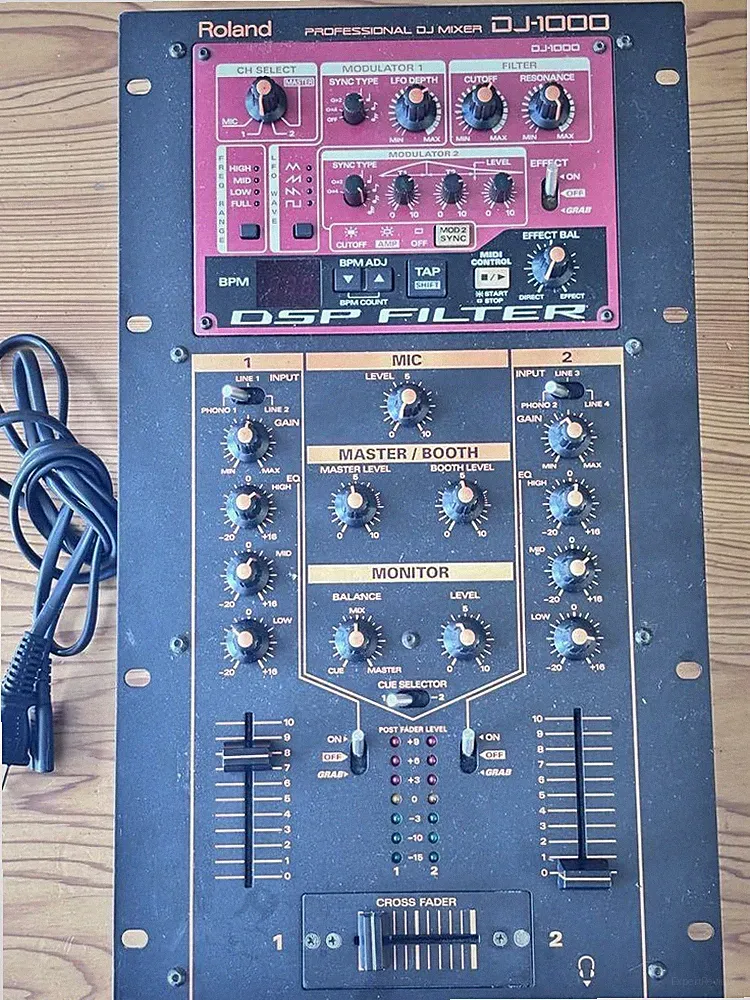 Roland DJ-1000 Professional 4-Channel DJ Mixer | Rare Discontinued Pro DJ Gear