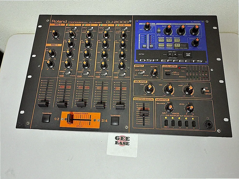 Roland DJ-2000 Professional DJ Mixer 4 channel Mixing Used From Japan Free Ship