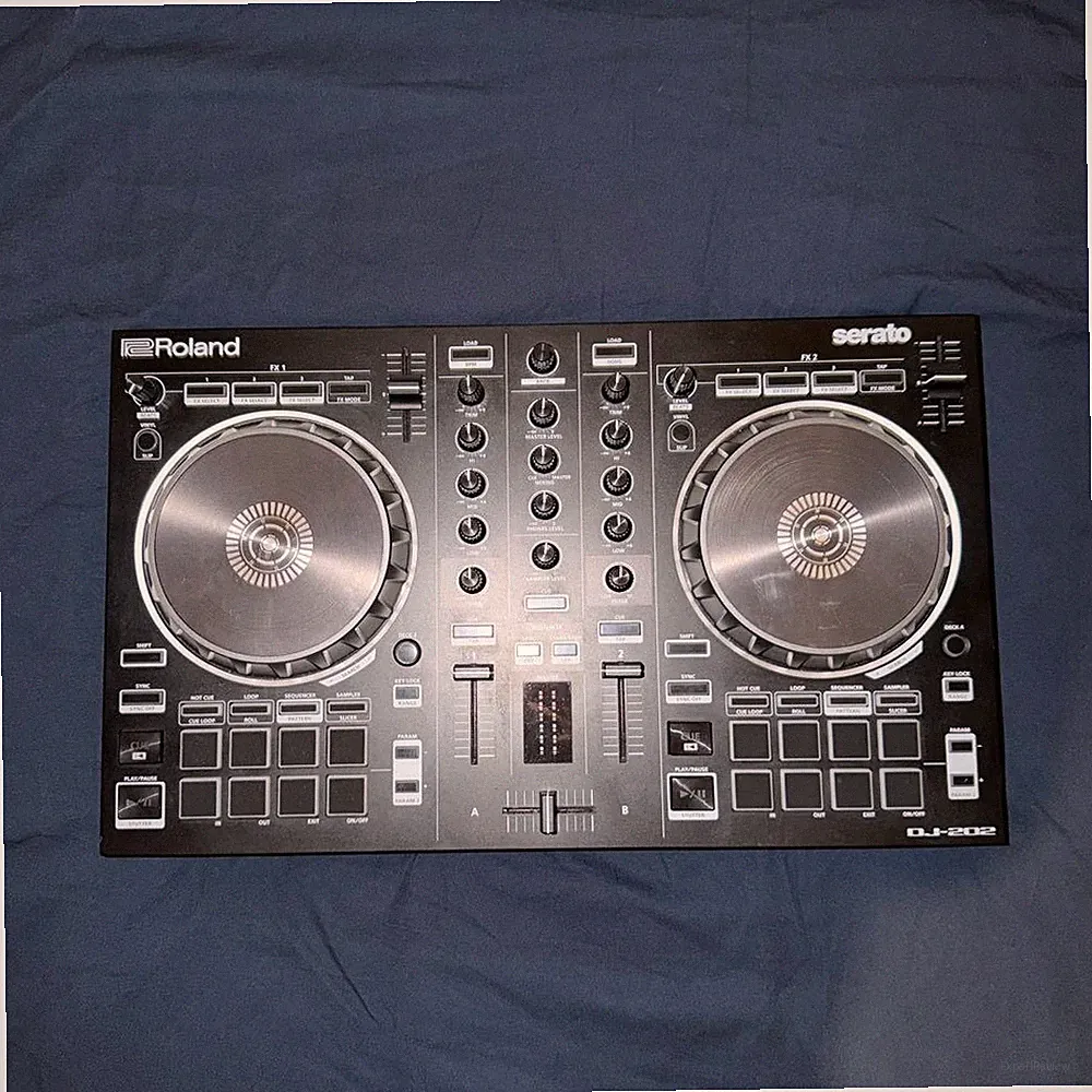 Roland DJ-202 2 Channel Serato DJ Controller USB Cable Tested Preowned Japan