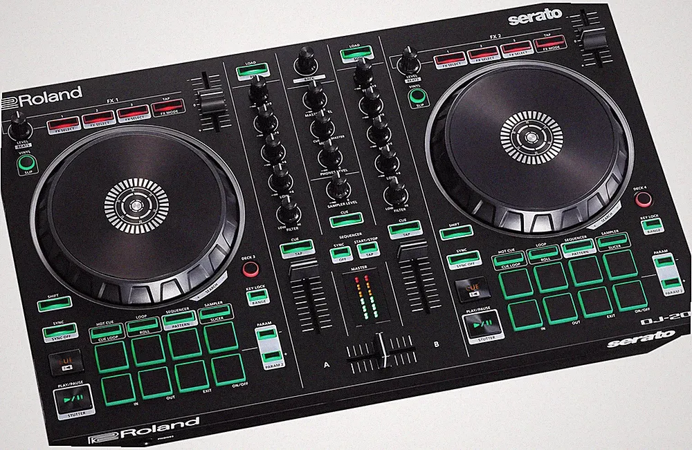 Roland DJ-202 Two-Channel DJ Controller with TR Drums