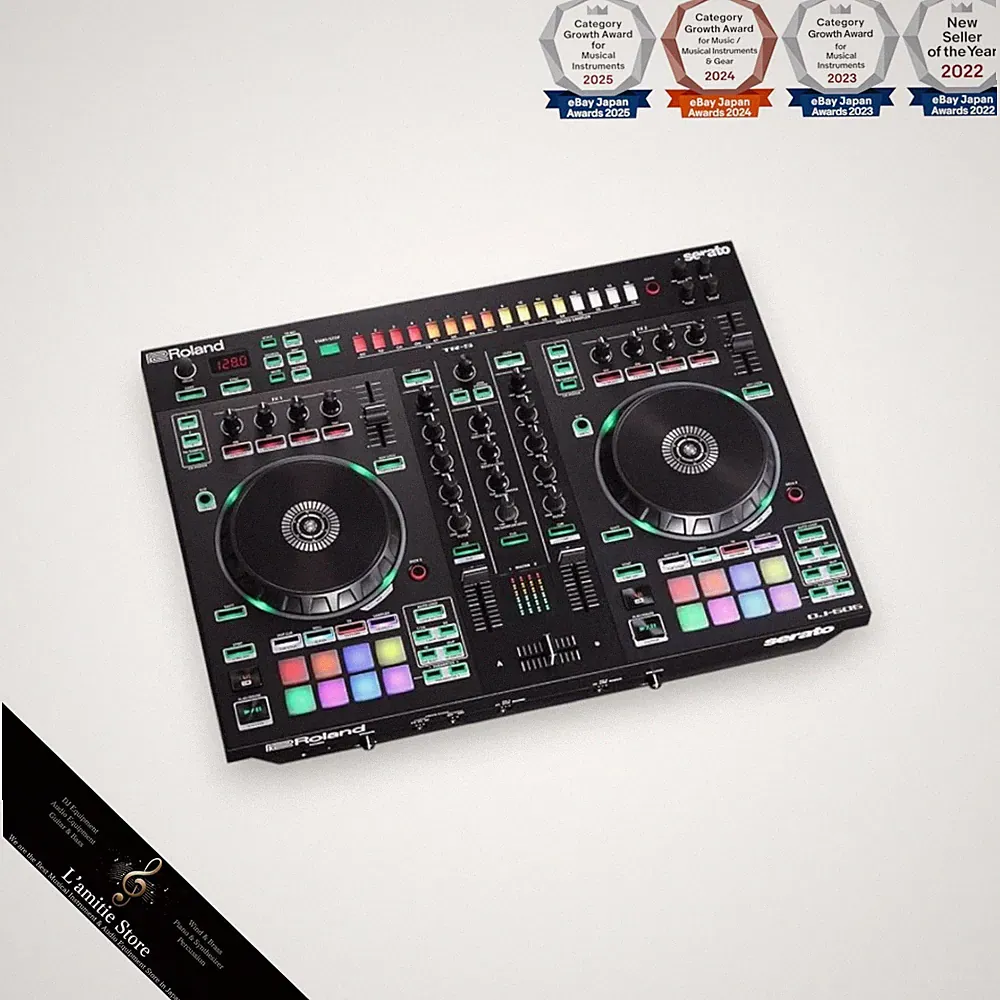 Roland DJ-505 Serato DJ Controller Drum Machine 2-Channel 4-Deck TR-S DJ505 JP