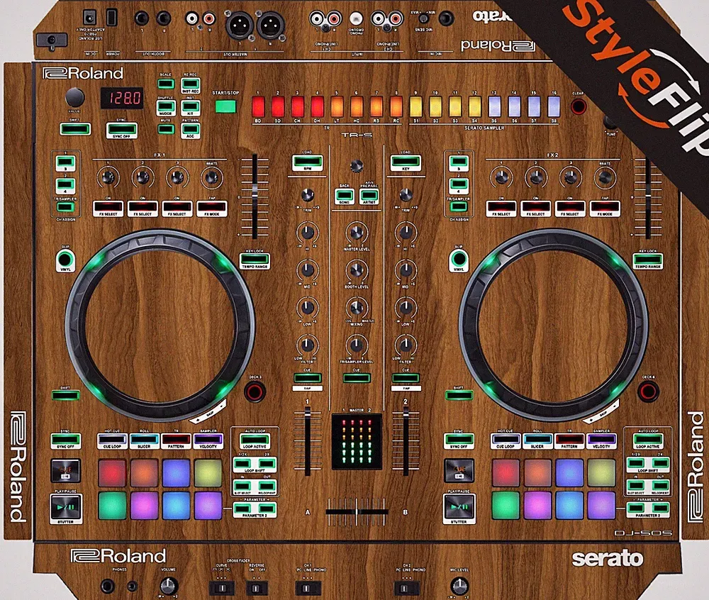 Roland DJ 505 Skins | Wood 2 | Protective Decal | StyleFlip Skins