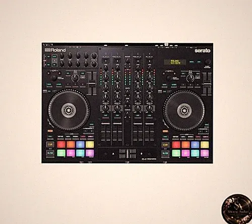 Roland DJ-707M DJ Controller 4-Channel Deck Serato DJ Pro Compatible Connects to