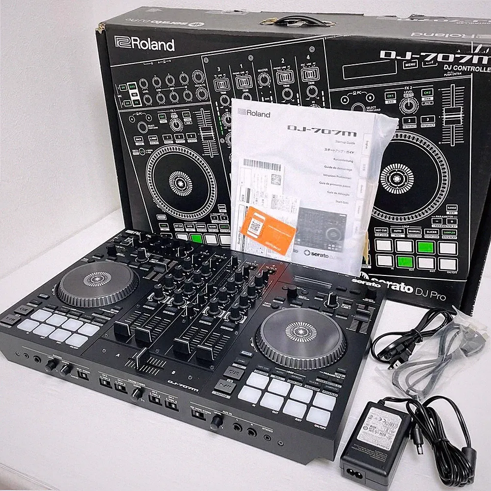 Roland DJ-707M DJ Controller Serato DJ Pro 4-Channel 4ch DJ707M High-end New JP