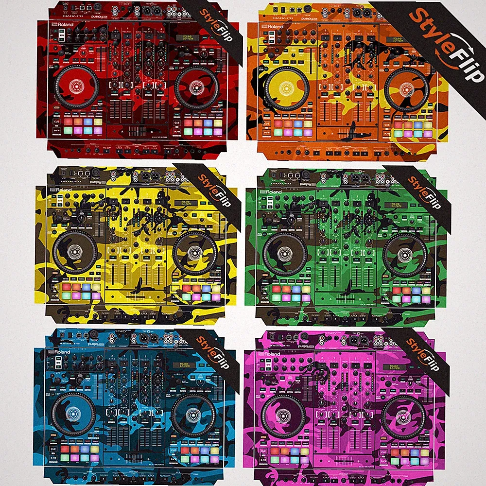 Roland DJ-707M Skin | 6 Camo Designs | Protective Decal | StyleFlip Skins