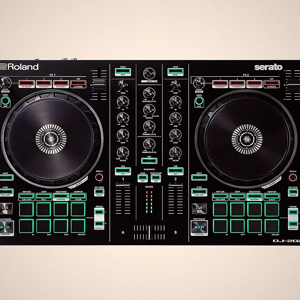 roland dj-202 serato dj controller