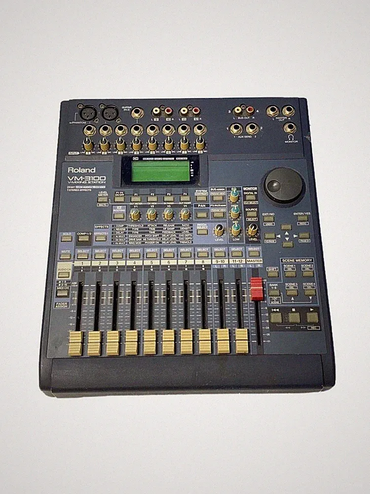 ROLAND mixer VM-3100 12CH digital instrument peripherals Used
