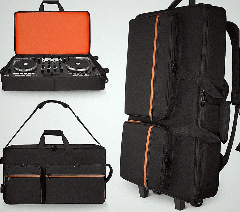 Rolling DJ Controller Case for DDJ-400/800/1000/FLX4/FLX2/REV7/REV5/GRV6, 29” Wa