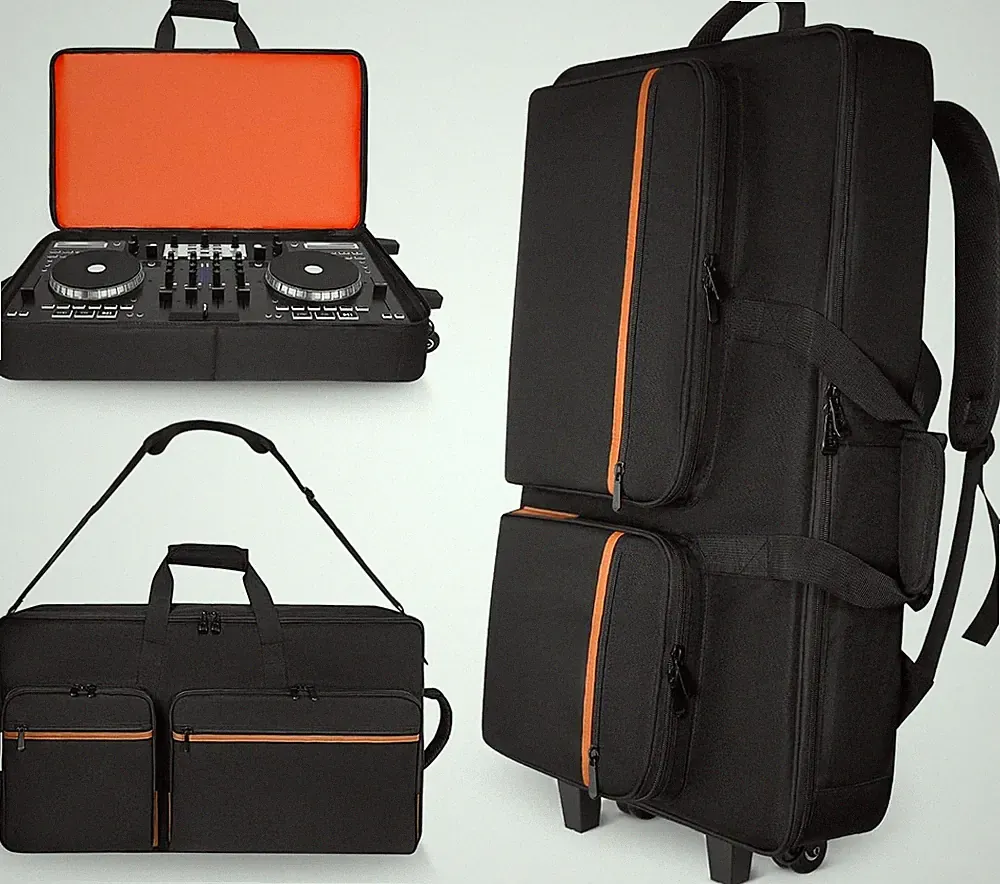 Rolling DJ Controller Case for DDJ-400/800/1000/FLX4/FLX2/REV7/REV5/GRV6, 29” Wa