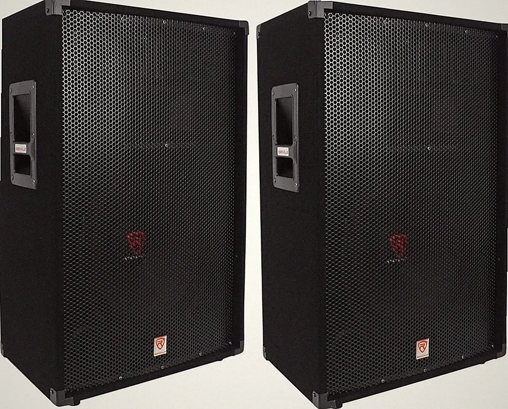 RSG15 Pair 15-In 1500-Watt Peak / 750-Watt RMS 3-Way Passive Dj/Pro PA Speakers