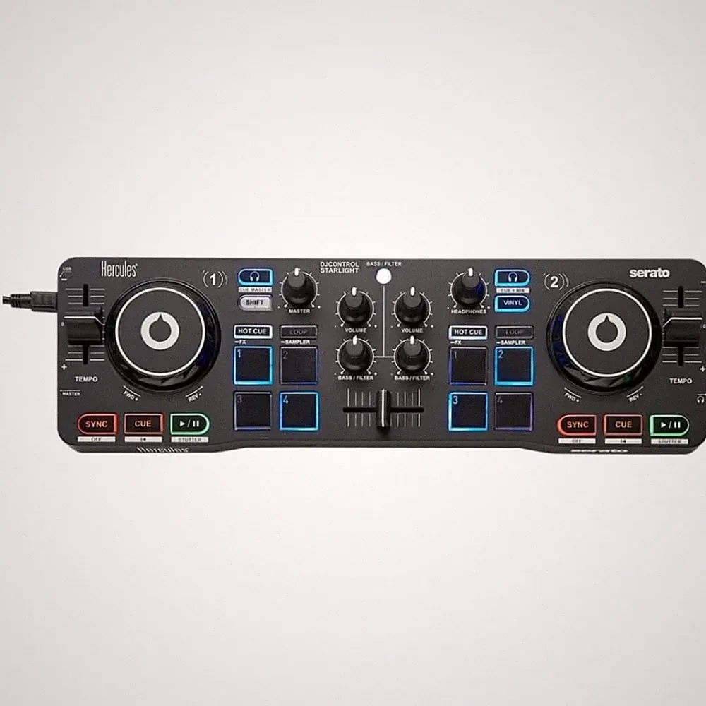 Serato-Compatible DJ Controller with Light Show