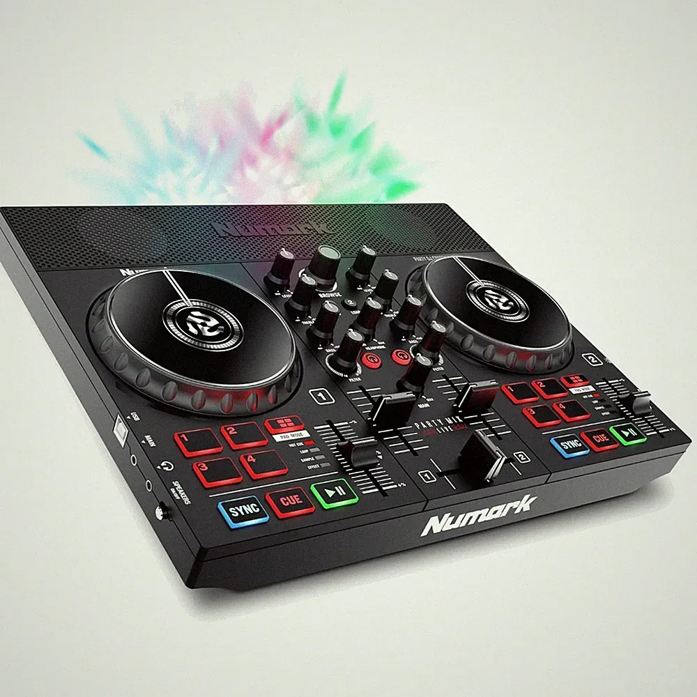 Serato Lite DJ Controller with Lights & Speakers