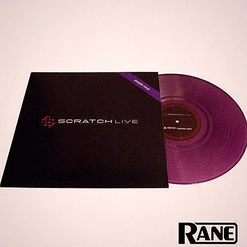 Serato Scratch Live 2nd Ed Rane DVS Control Vinyl SEALED 1x12" DJ Record, Purple