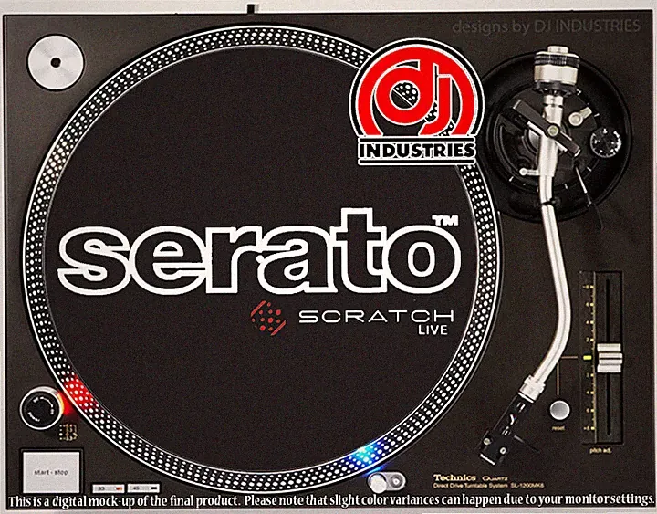 Serato Scratch Live - DJ slipmat for LP turntable record player