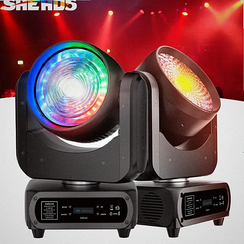 SHEHDS 120W LED Moving Head Light RGBW/Cool & Warm White Spotlight DJ Show