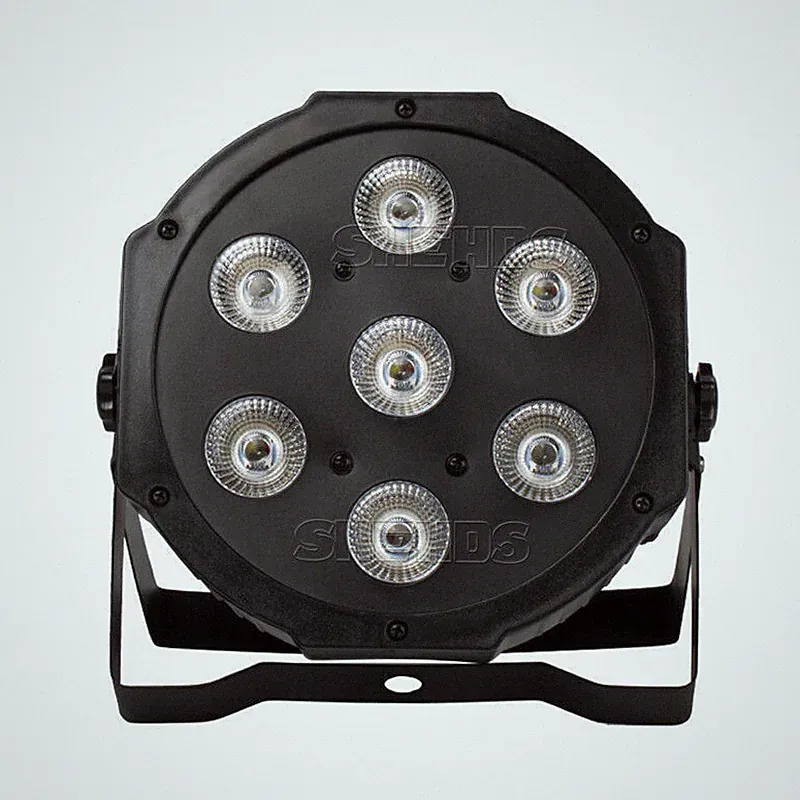 SHEHDS 7x18w LED Par Stage Light RGBWA UV DMX Club Party Show DJ Disco Lighting