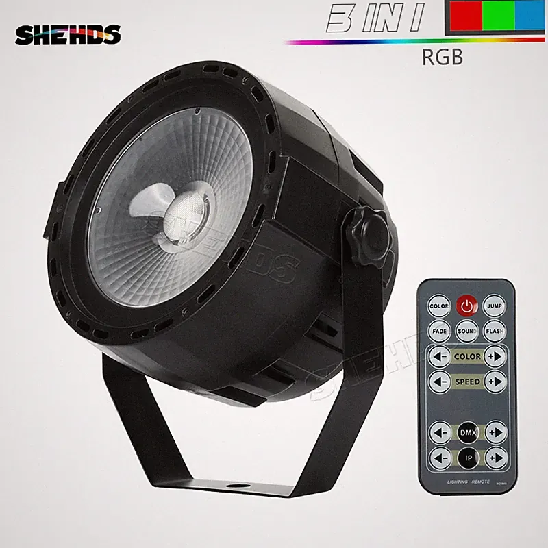 SHEHDS LED 30W COB RGB 3in1 Par Lighting Wireless Remote Control DJ Stage Light