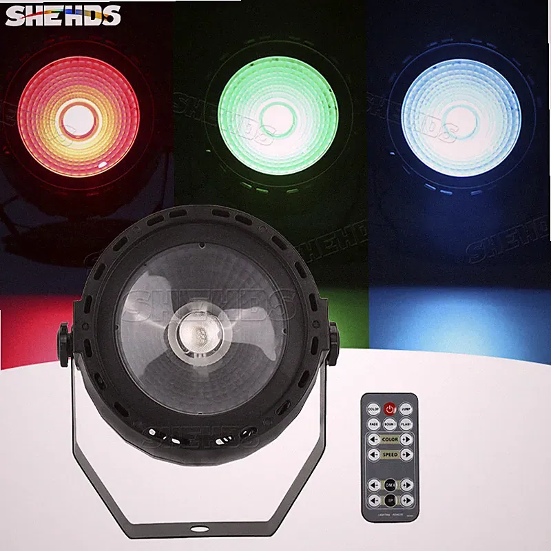 SHEHDS LED 30W COB RGB 3in1 Par Lighting With Remote Control For DJ Club Party