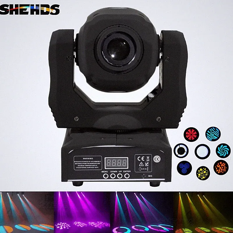SHEHDS LED 60W Spot Moving Head Stage Lighting For Disco DJ Party Wedding