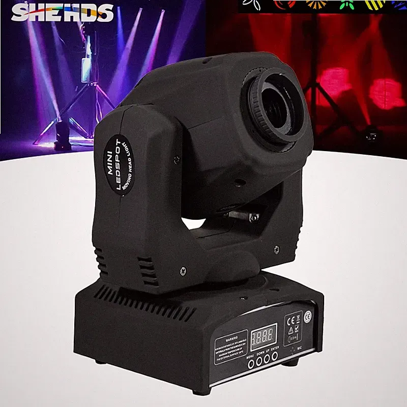 SHEHDS LED 60W Spot RGBW Moving Head Stage Lighting Gobo DJ Stage Party Light