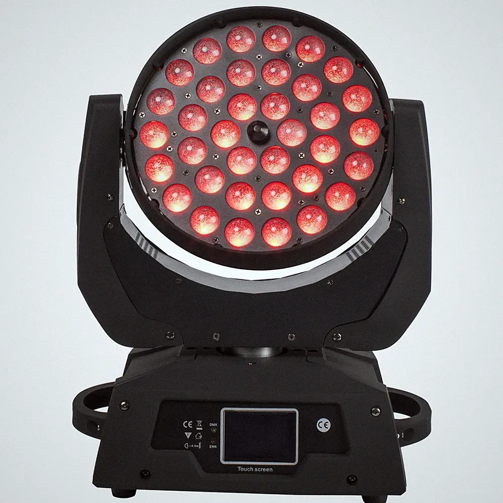 SHEHDS LED Moving Head Light 36x18W Wash Zoom Effect (15-90 Degree) DJ Lights