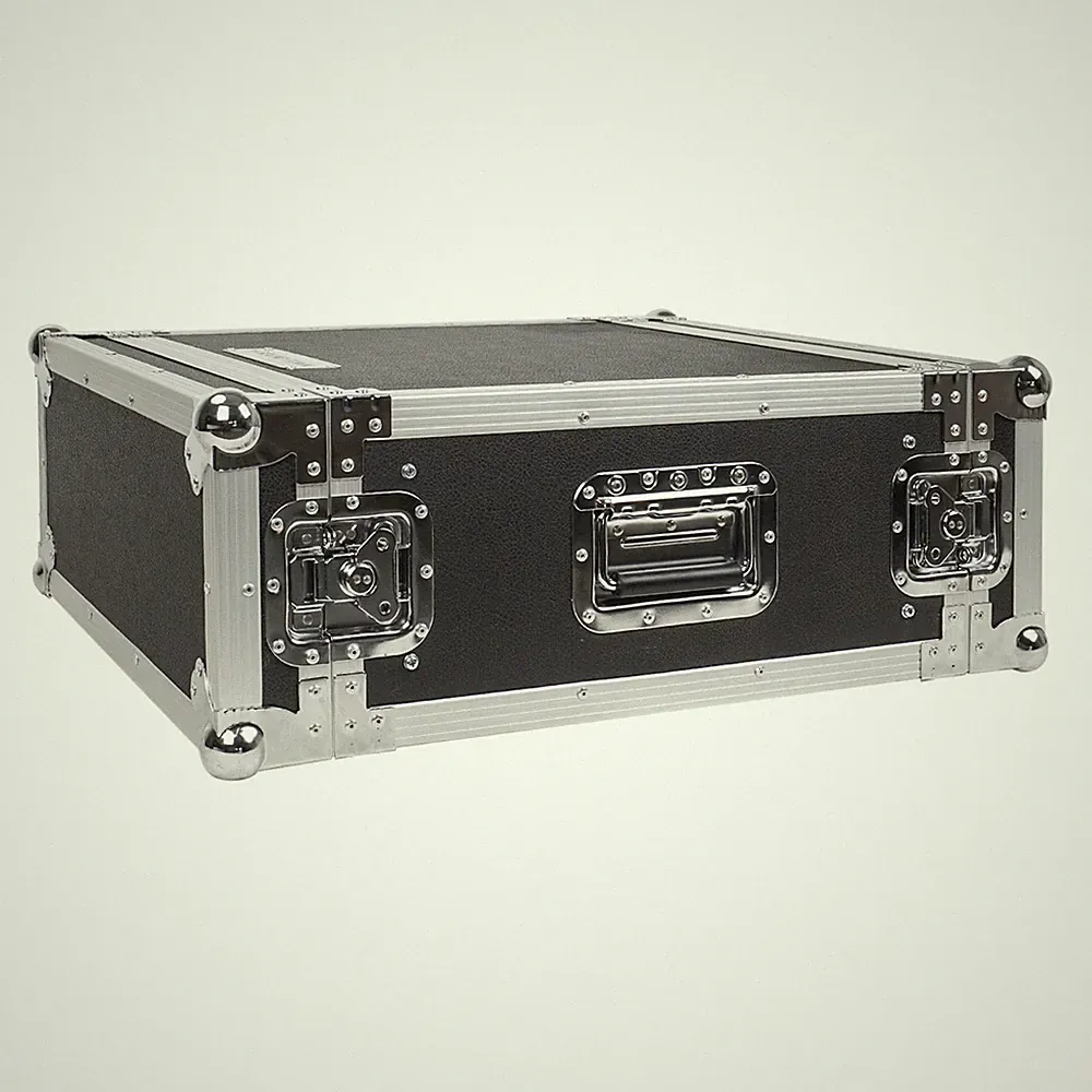 Sound Town 4U PA DJ Road Case with 21"Depth Plywood,Metal Corners (STRC-4U)