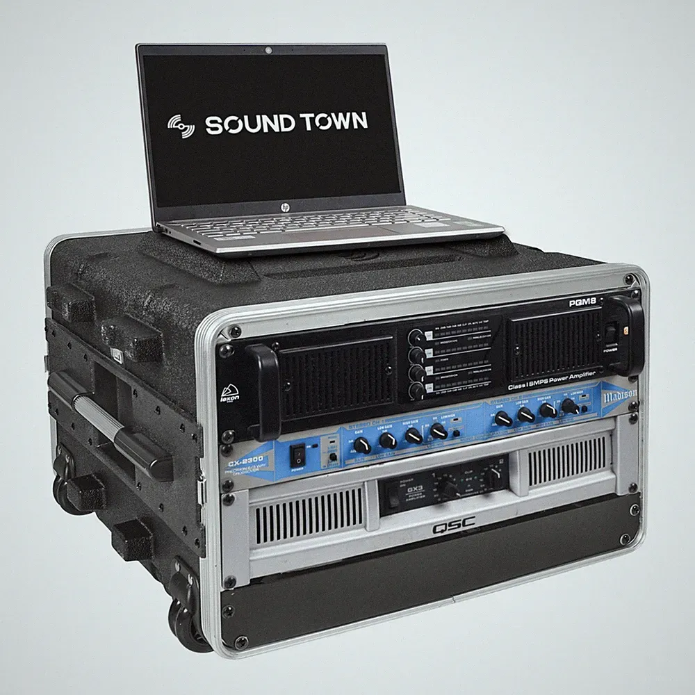 Sound Town Lightweight 5U PA DJ Rack/Road Case ABS,19” Depth (STRC-A6UT)