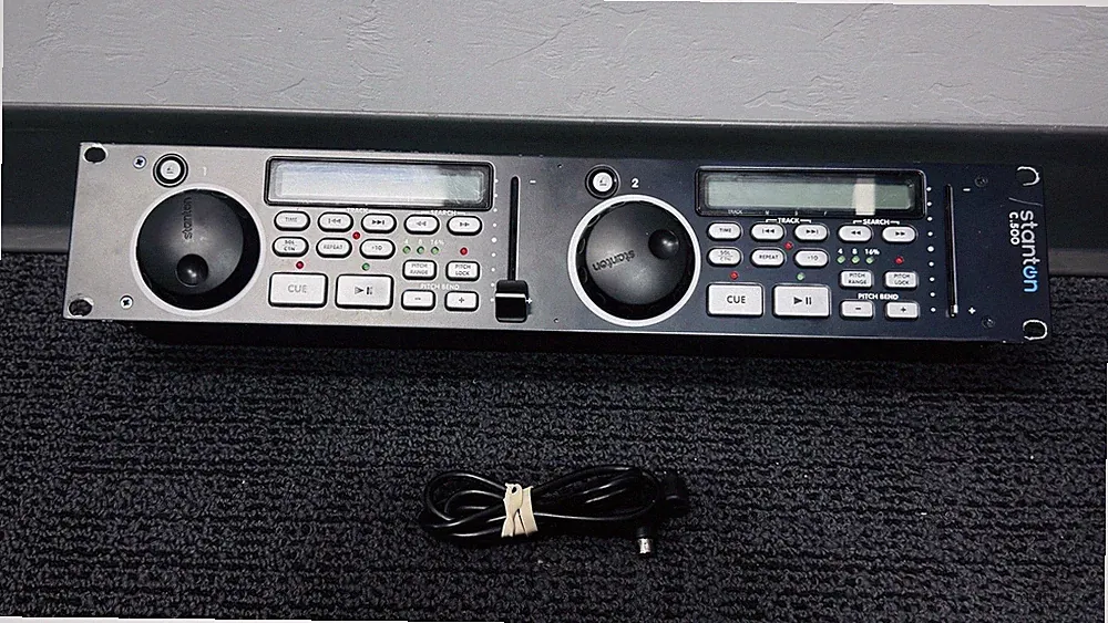 Stanton C.500 Professional DJ Dual Deck Control Panel and Cable