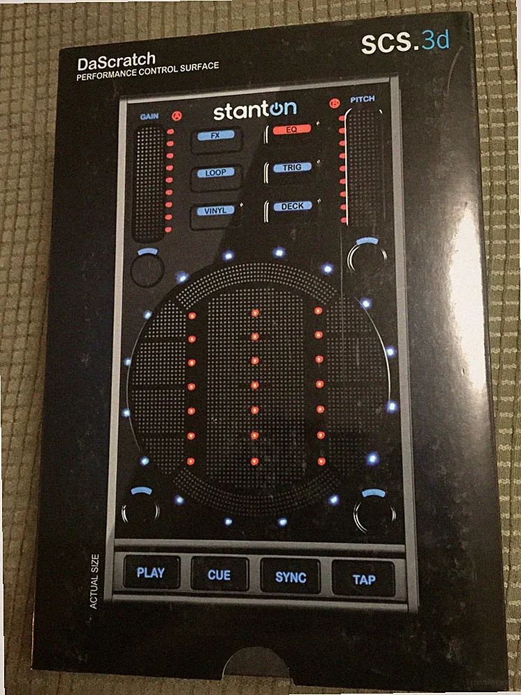 Stanton Da Scratch SCS.3D Digital DJ Controller Performance Control Surface