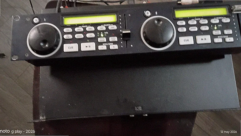 Stanton Dual CD Player DJ Controller Black Pitch Control Pitch Bend RCA Outputs
