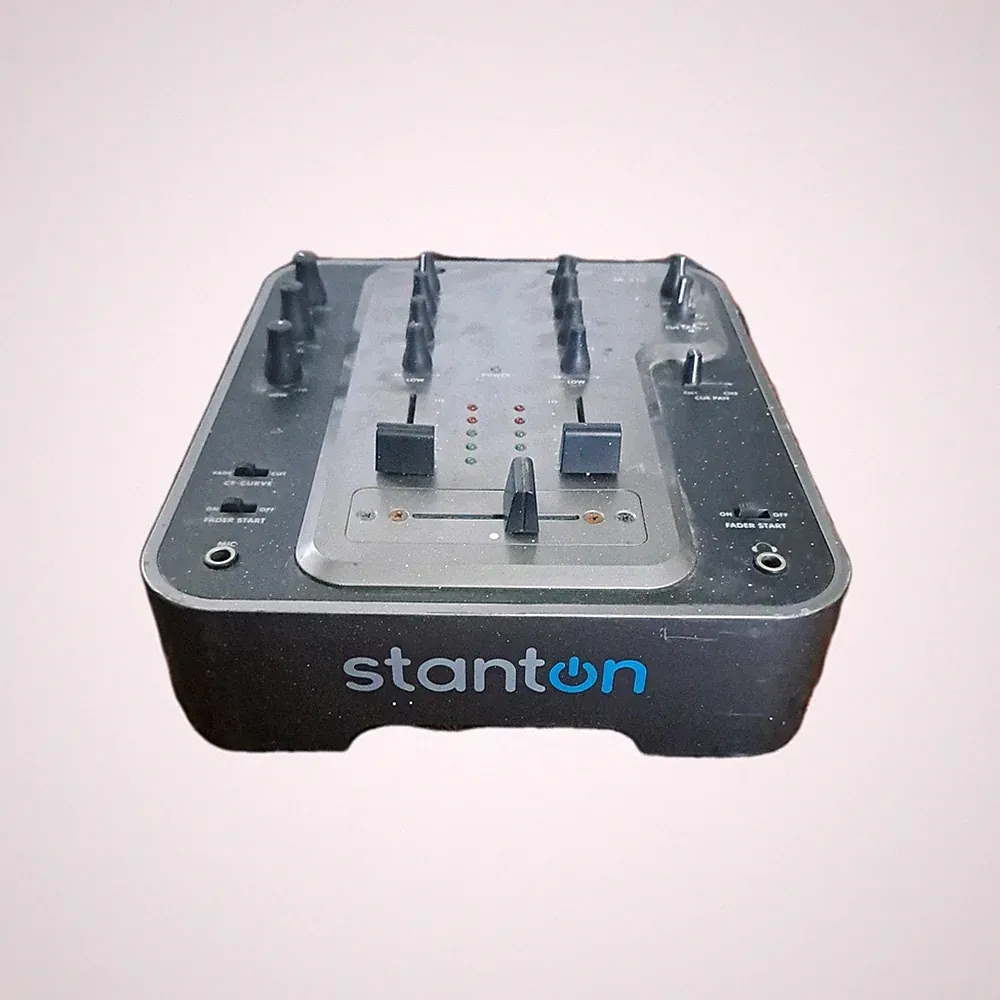 STANTON M.212 2 Channel DJ MIXER & power cable - DELIVERY.