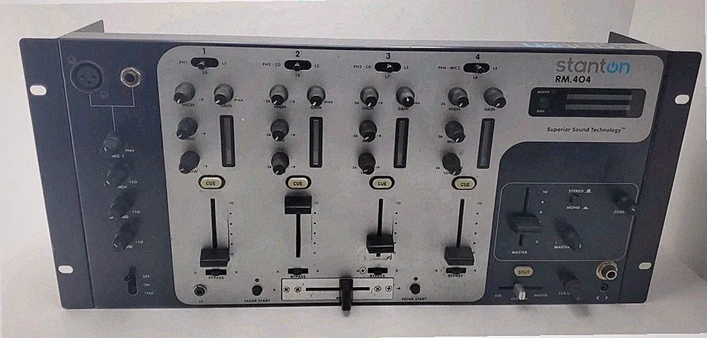 Stanton RM.404 Quad-Deck Audio Controller DJ Equipment *no power supply*