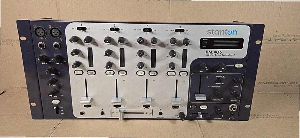 STANTON RM 406 - UNTESTED - NO POWER SUPPLY - AS-IS - FAST SHIP - NO RETURNS