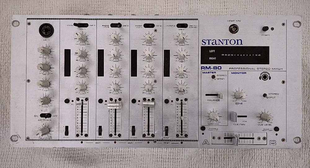 Stanton RM-80 Professional Stereo Mixer Clean Great Shape Untested Nice!