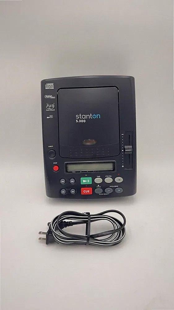 Stanton S.300 CD Player Pitch Control Anti Shock Tested Rare Tabletop Legacy DJ